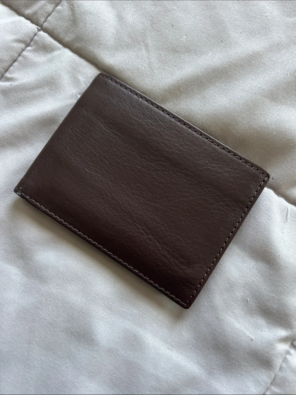 Brown men leather wallet